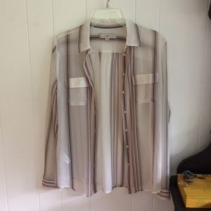 Loft pastel button down